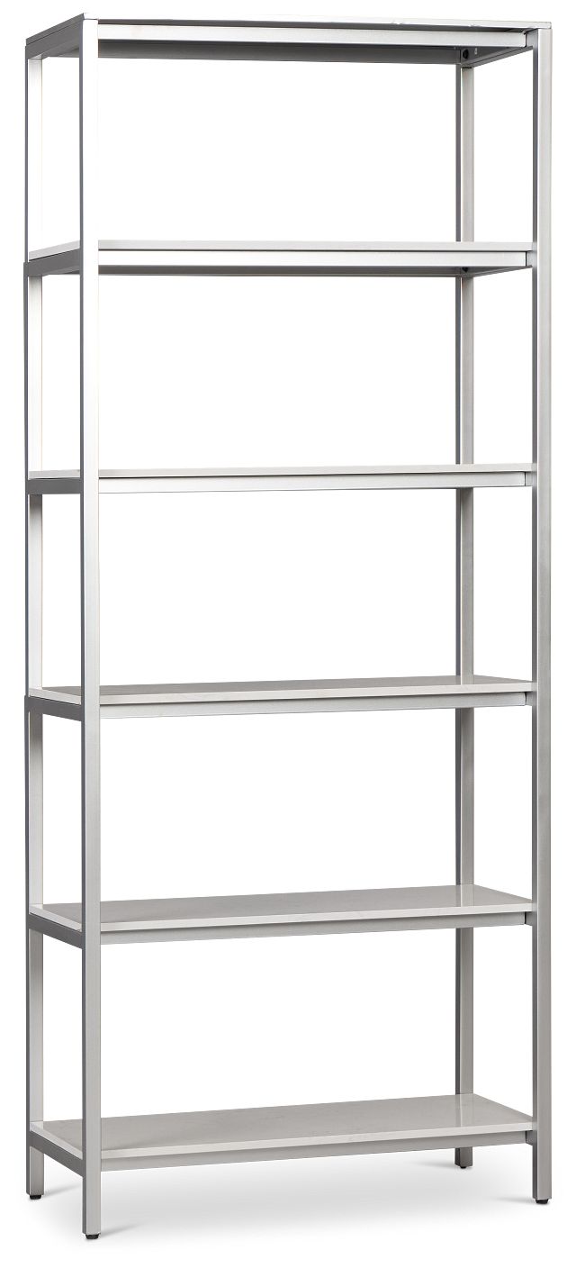 Lukas Silver Bookcase
