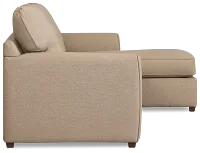 Tate Brown Fabric Right Chaise Sectional