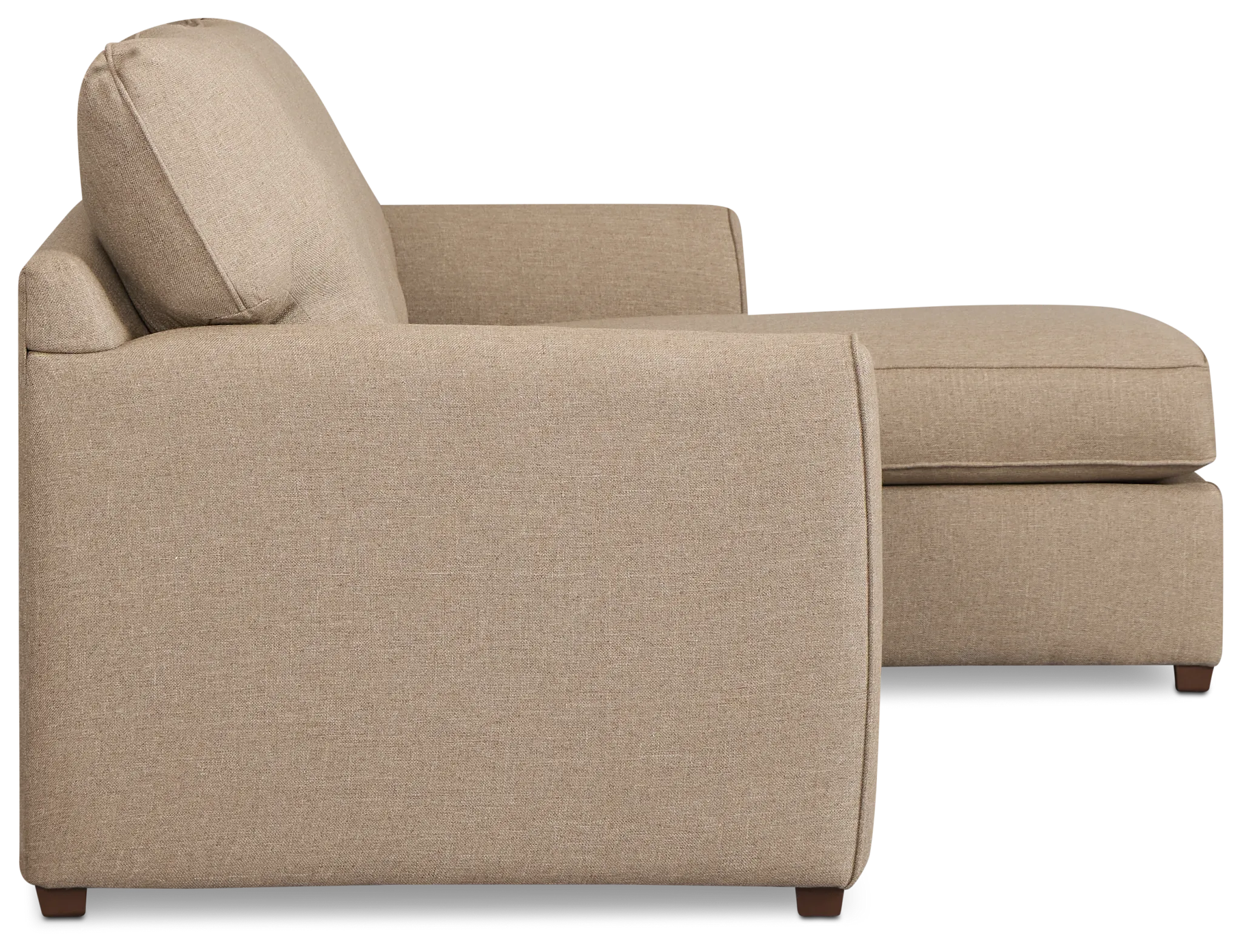 Tate Brown Fabric Right Chaise Sectional
