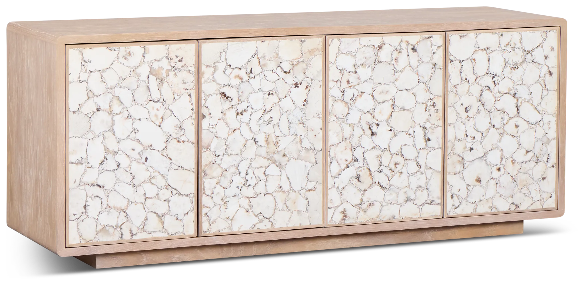 Sieni Light Tone Stone Credenza