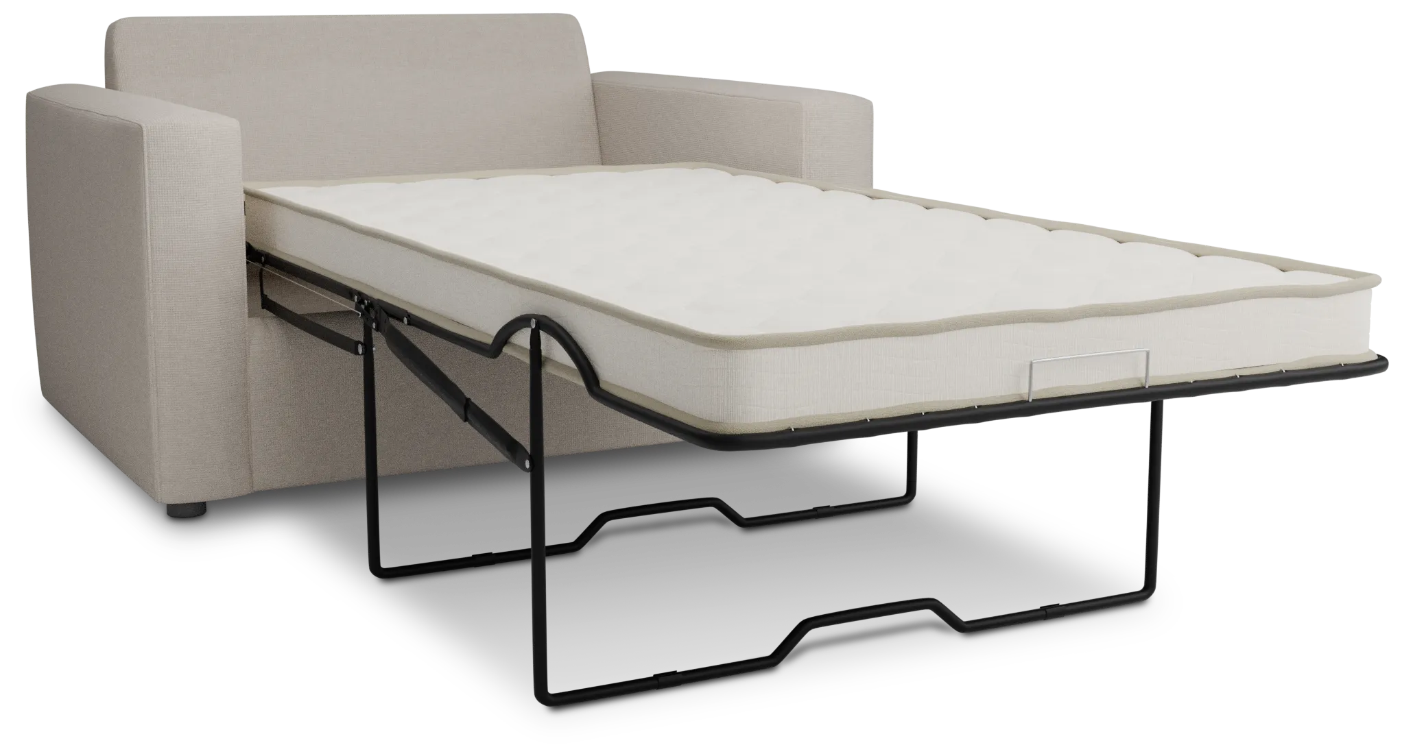 Siesta Suave Beige Fabric Innerspring Sleeper