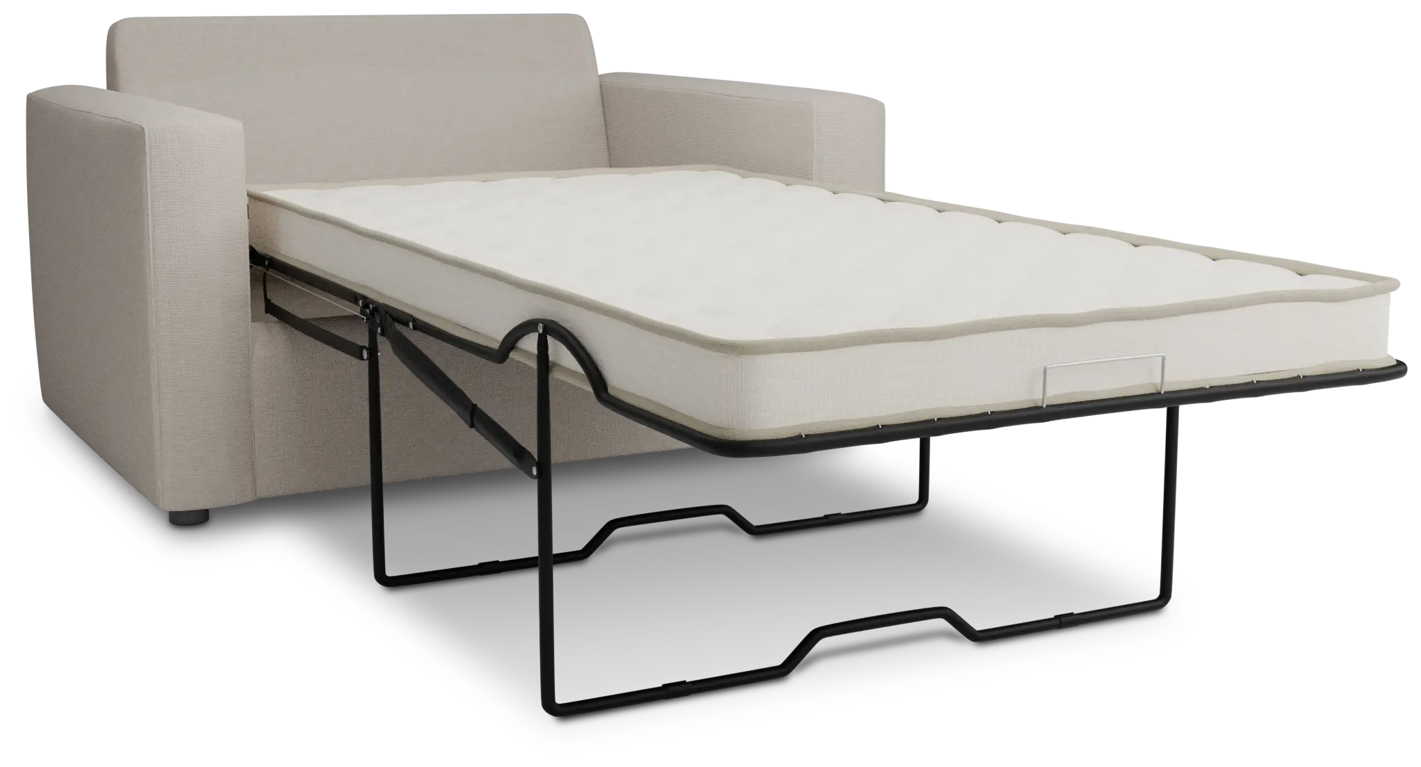 Siesta Suave Beige Fabric Innerspring Sleeper Siesta Suave Beige Fabric Innerspring Sleeper