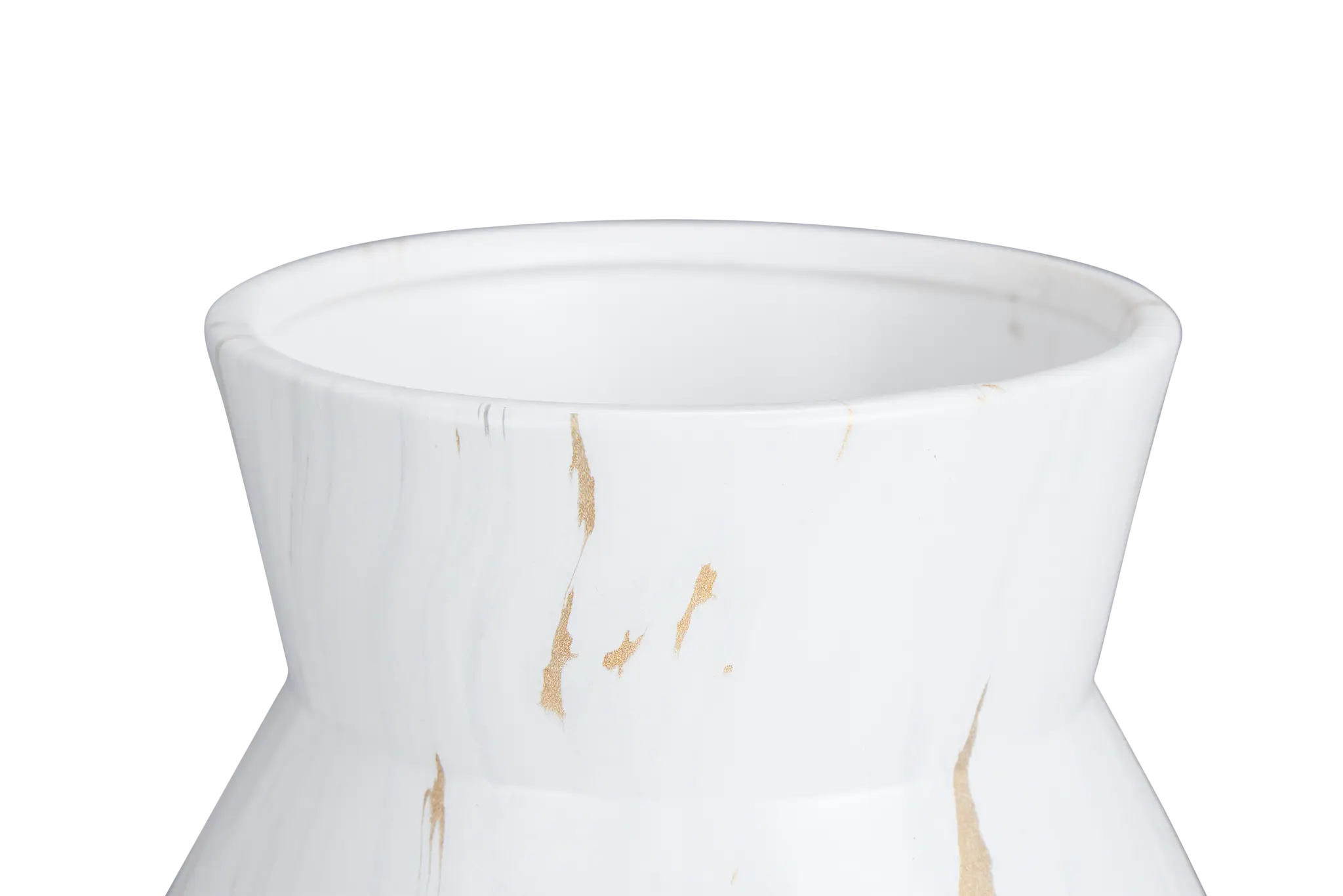 Abrama White Medium Vase Abrama White Medium Vase