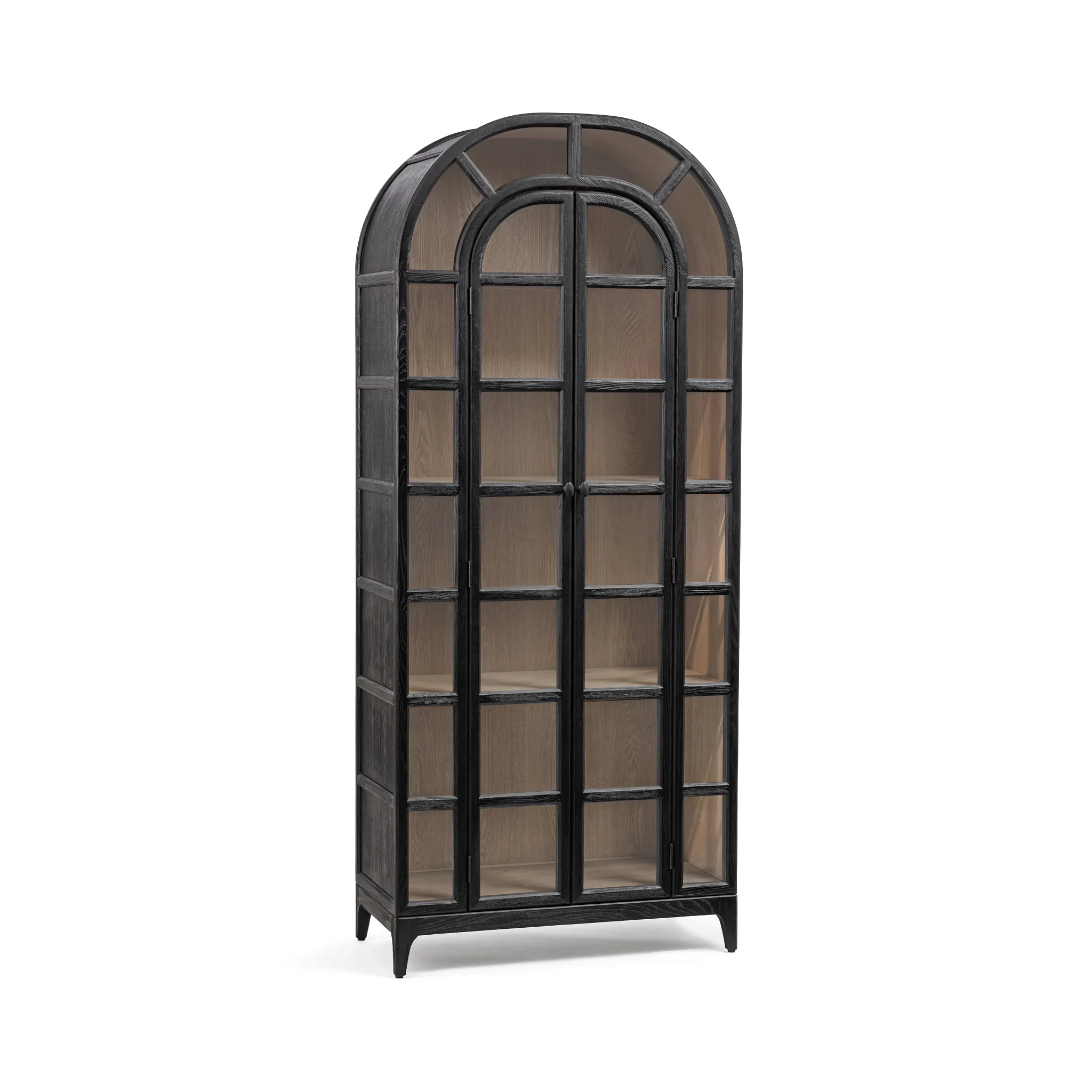 Monroe Black Bookcase