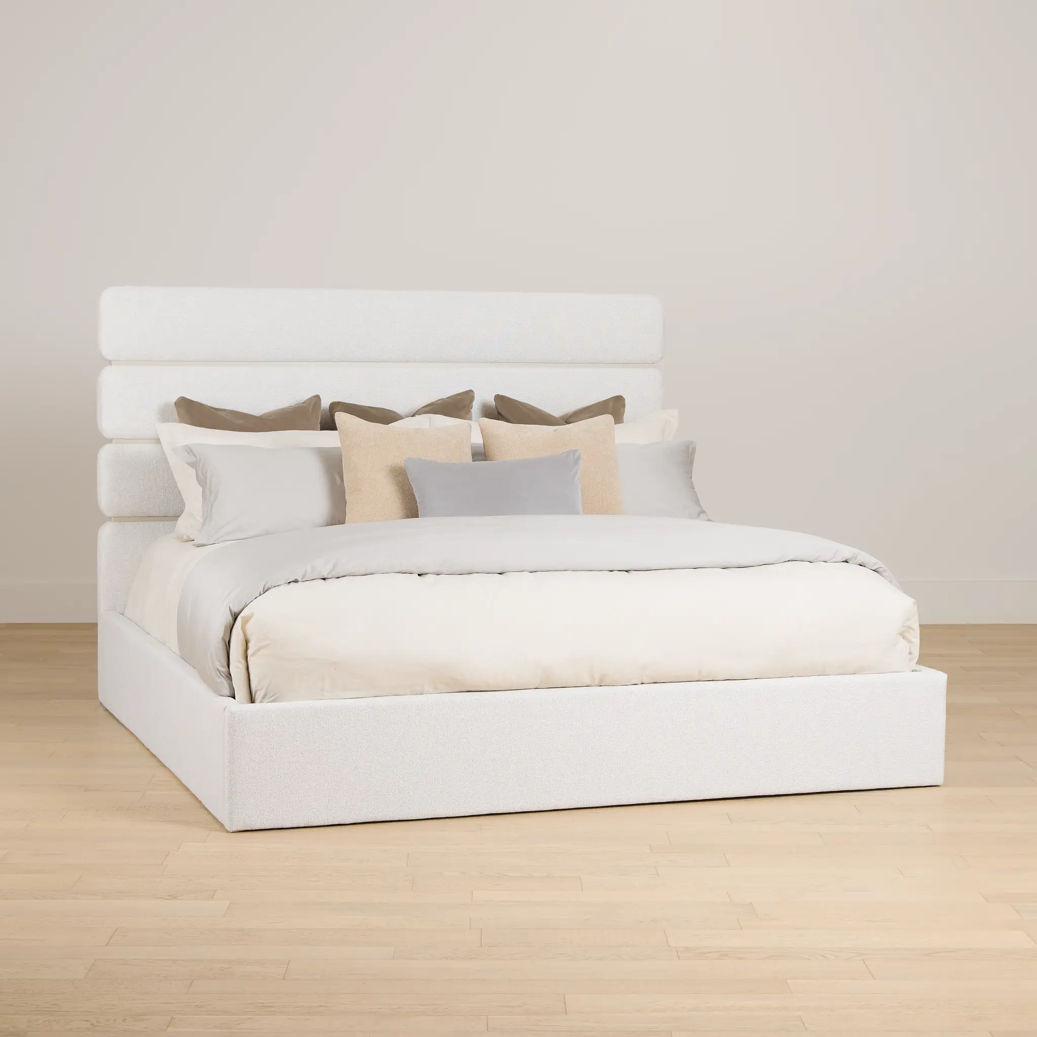 Capraia Light Beige Uph Panel Bed Capraia Light Beige Uph Panel Bed