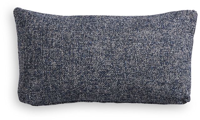 Nova Dark Blue Lumbar Accent Pillow