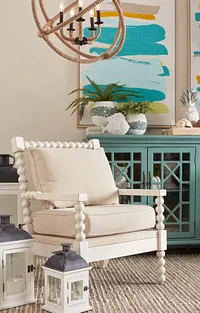 Savannah Ivory Accent Chair