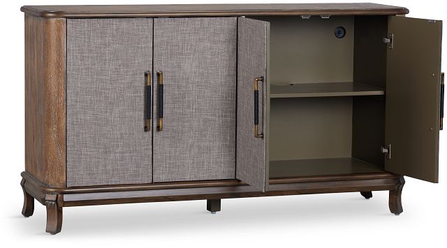 Milo Mid Tone Four-door Cabinet