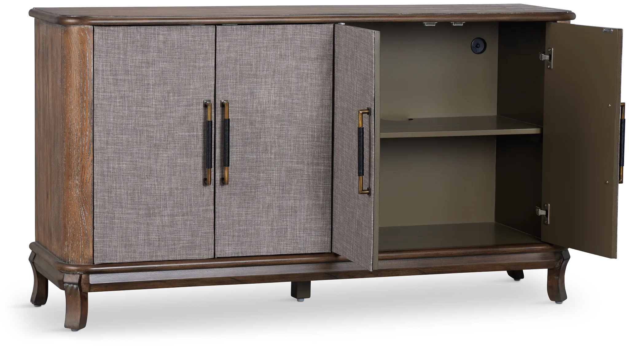 Milo Mid Tone Four-door Cabinet