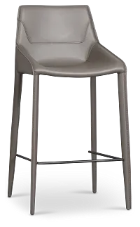 Wakefield Gray 27" Upholstered Barstool