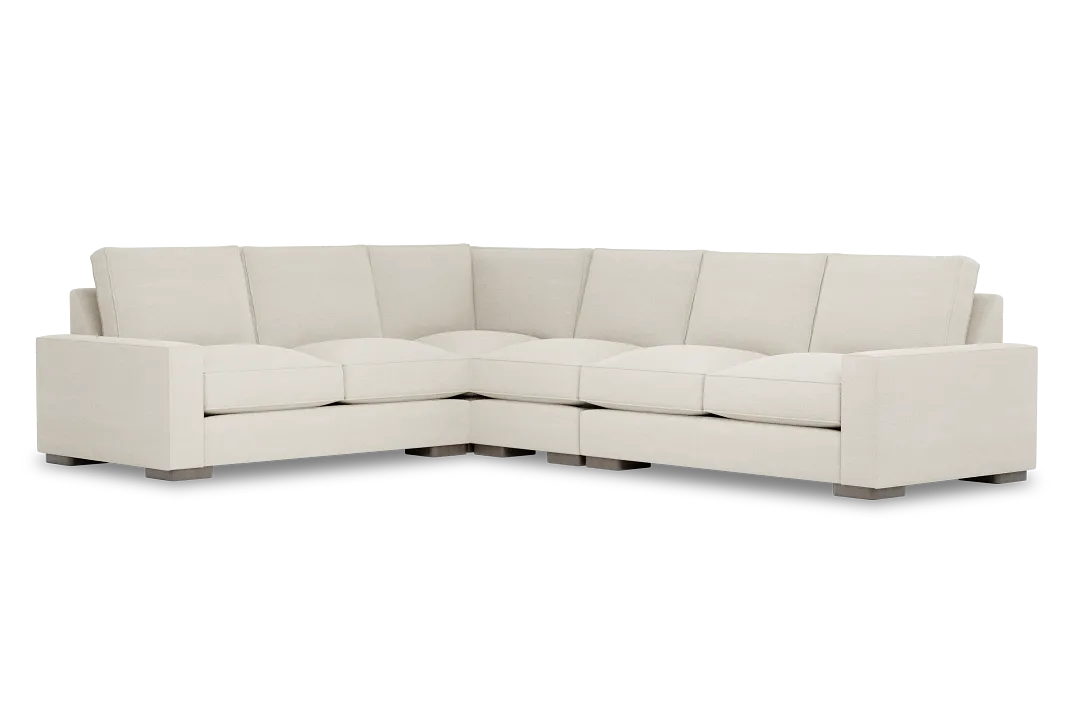 Edgewater Elite Ivory Medium Two-arm Sectional