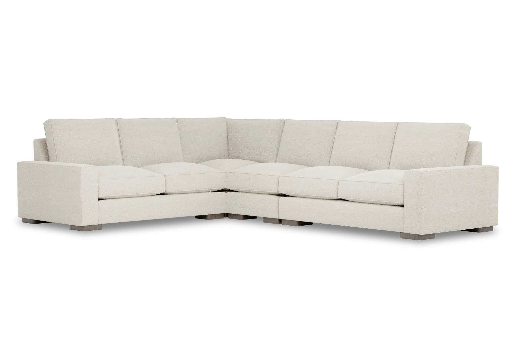 Edgewater Elite Ivory Medium Two-arm Sectional