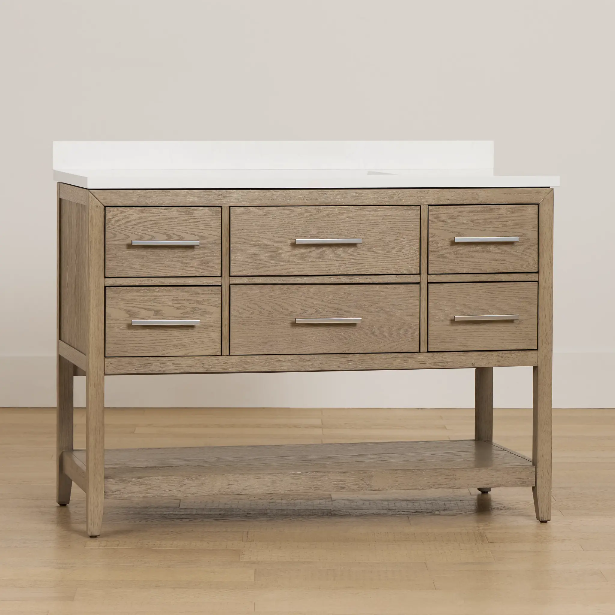 Alden Light Gray 48" Single Bathroom Vanity Alden Light Gray 48" Single Bathroom Vanity