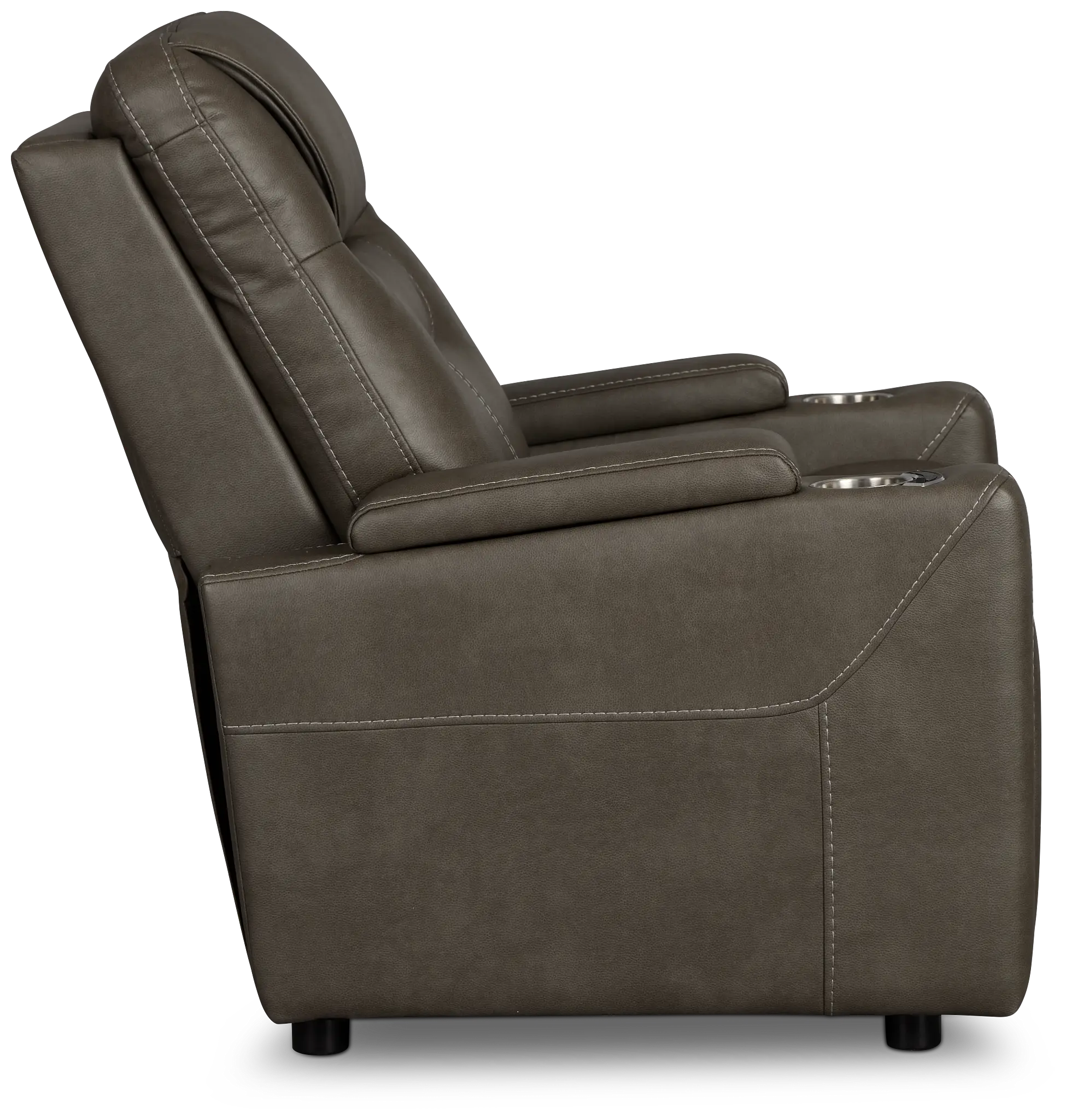 Vantage Dark Gray Micro Power Recliner Vantage Dark Gray Micro Power Recliner