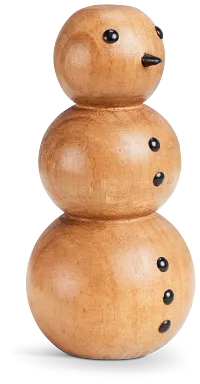 Snowman Mid Tone Sculpture