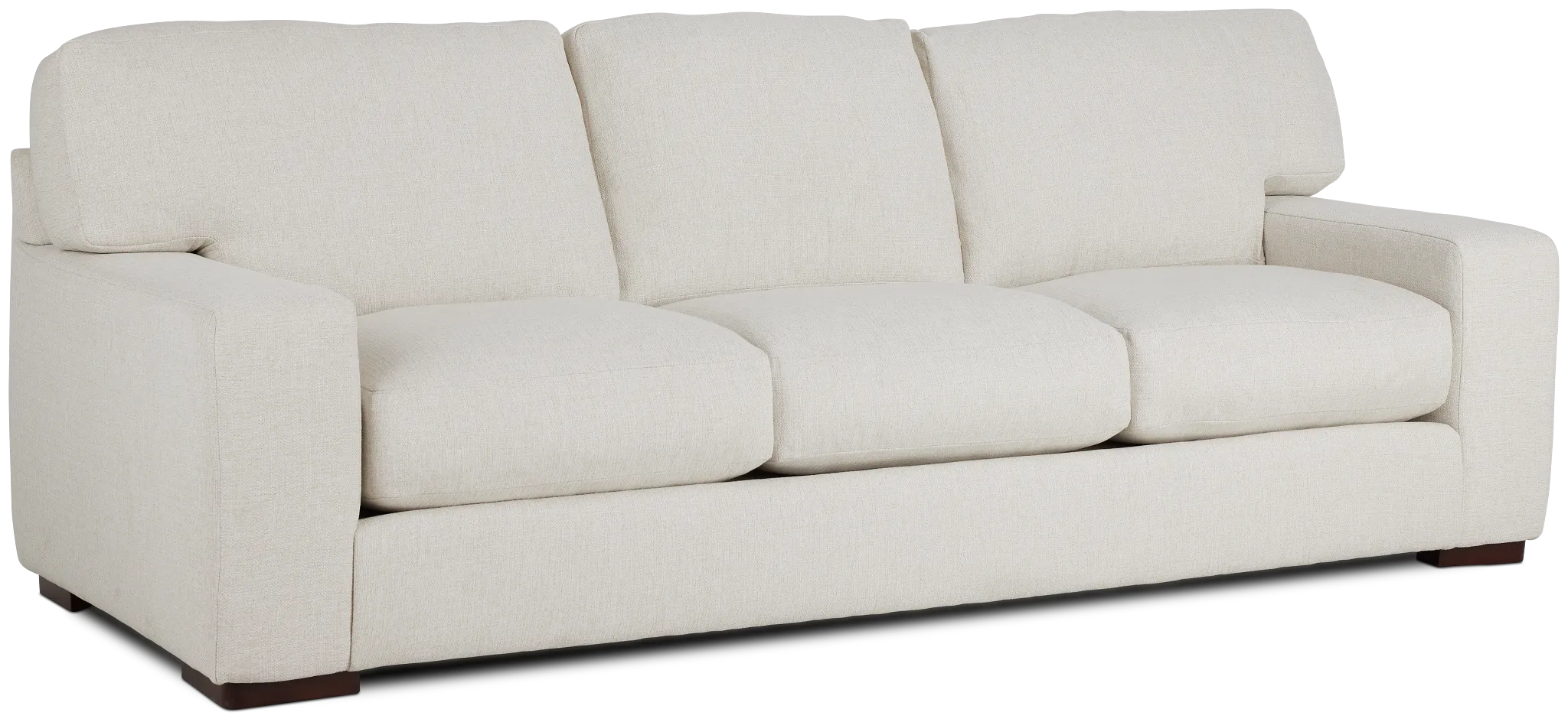 Veronica 104" White Down Sofa