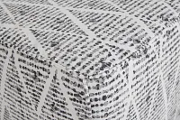 Foster Black Indoor/outdoor Accent Ottoman