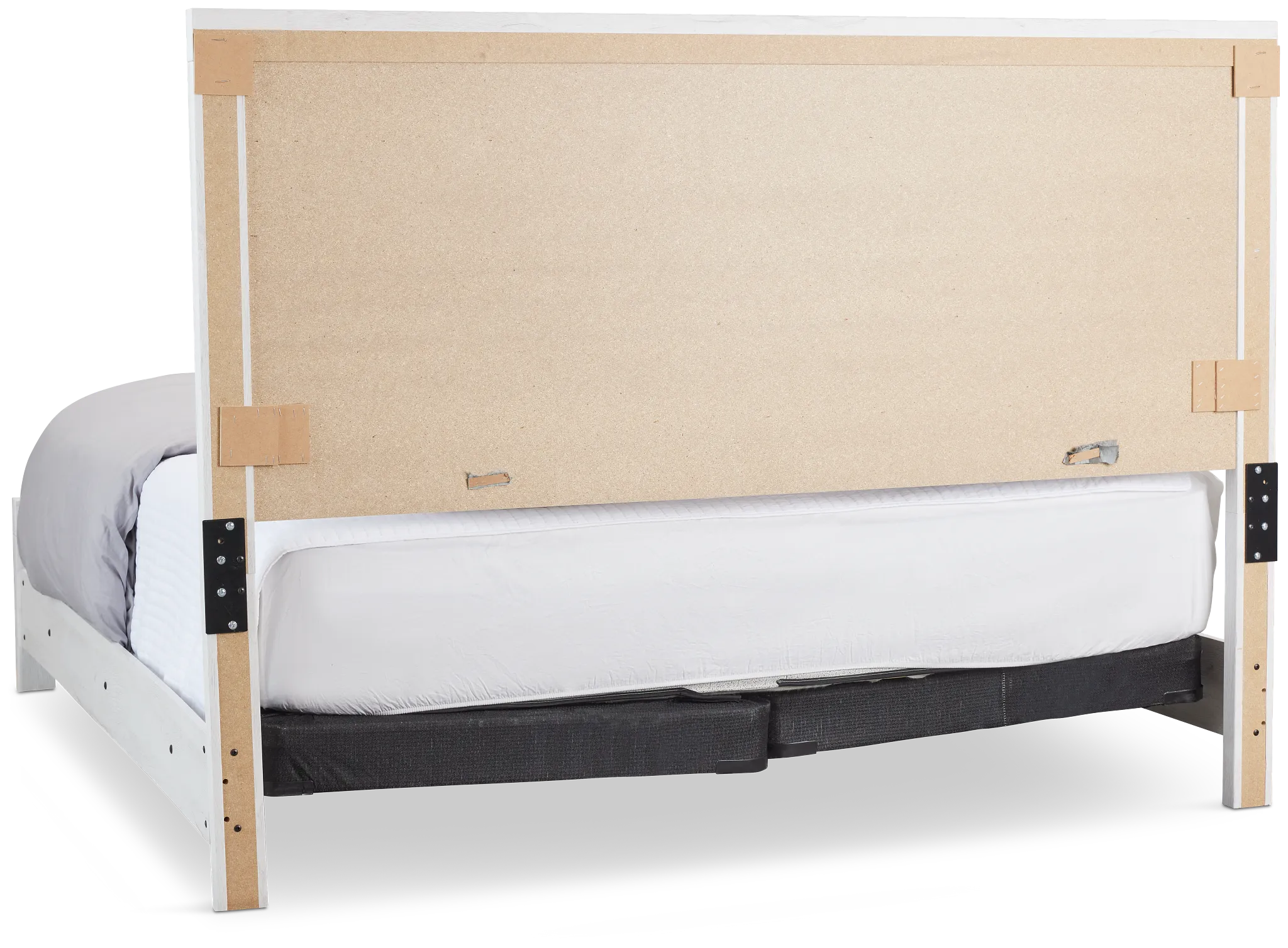 Everett White Panel Bed