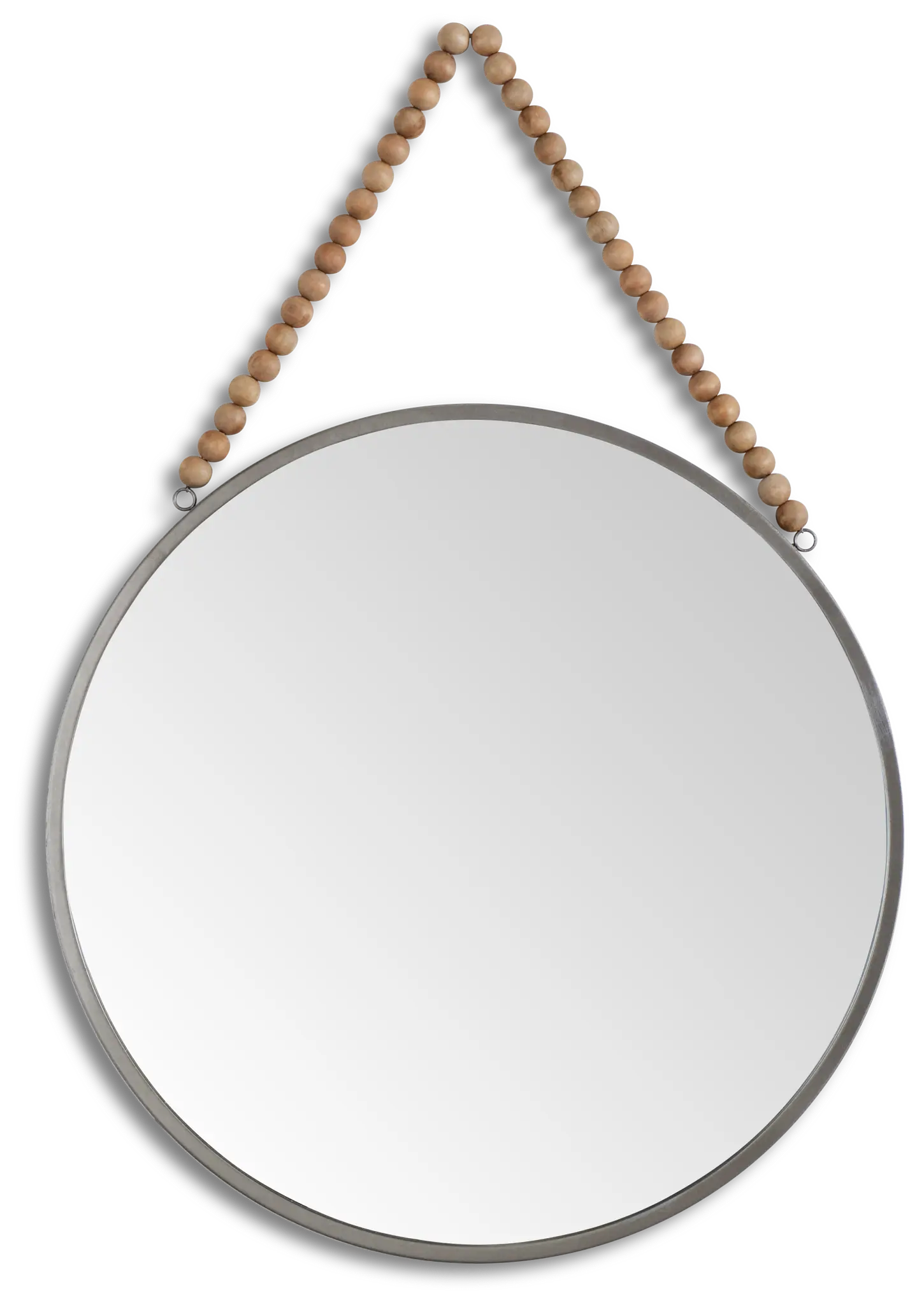 Belfort Dark Gray Round 30" Mirror Belfort Dark Gray Round 30" Mirror