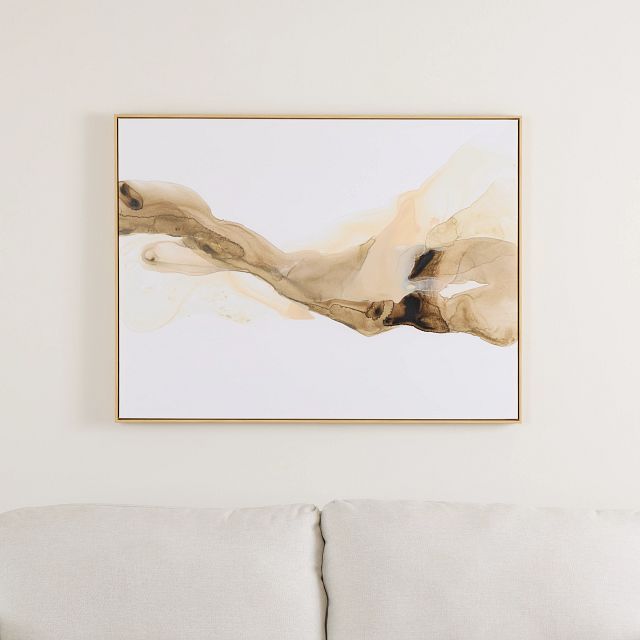 Frayen Medium Brown Framed Wall Art