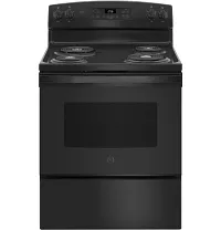Ge 256 Series Black 30" Electric Range