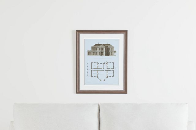 Print Beige Framed Wall Art