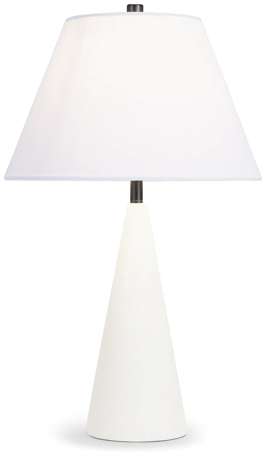 Paiga White Cement Table Lamp