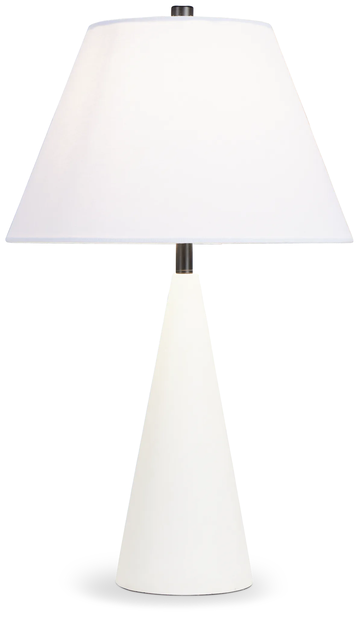Paiga White Cement Table Lamp