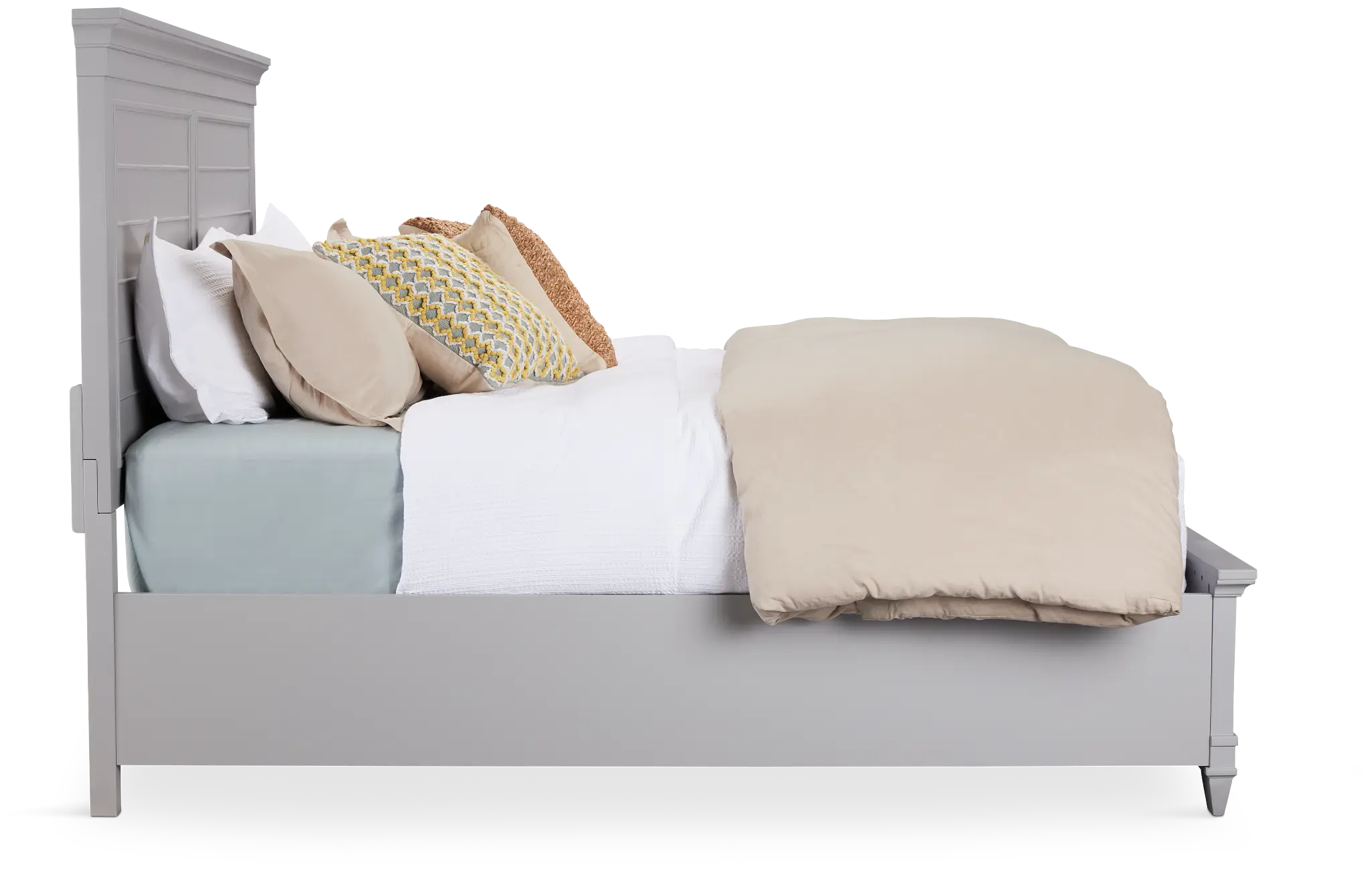 Cape Cod Gray Panel Storage Bed Cape Cod Gray Panel Storage Bed