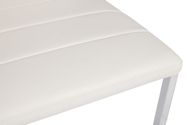 Amalfi White Upholstered Side Chair
