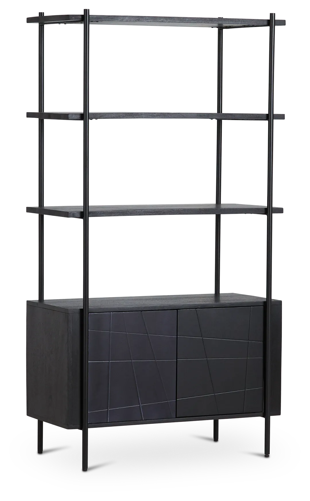 Vale Dark Tone Bookcase