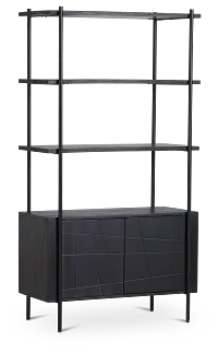 Vale Dark Tone Bookcase