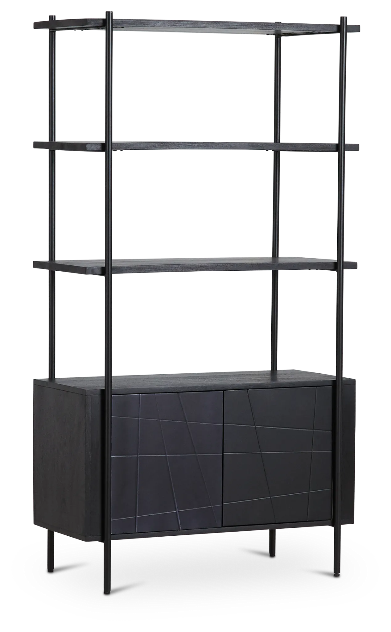 Vale Dark Tone Bookcase