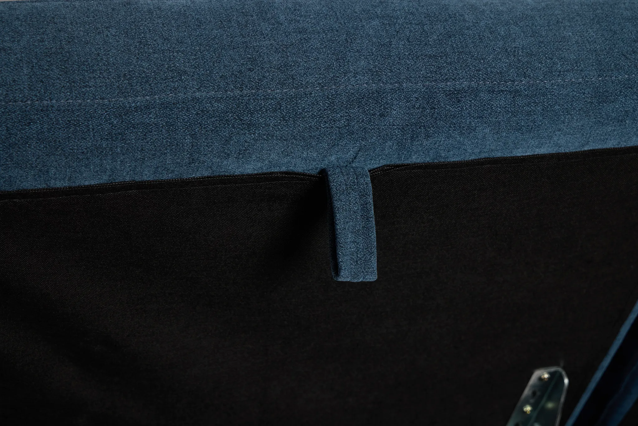 Addie Blue Fabric 8-piece Pit Storage Sectional