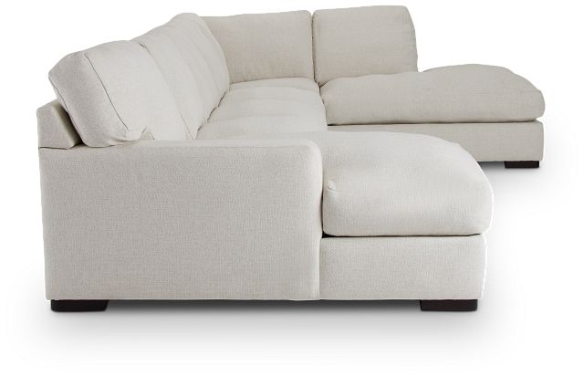 Veronica White Down Large Right Bumper Sectional (3)