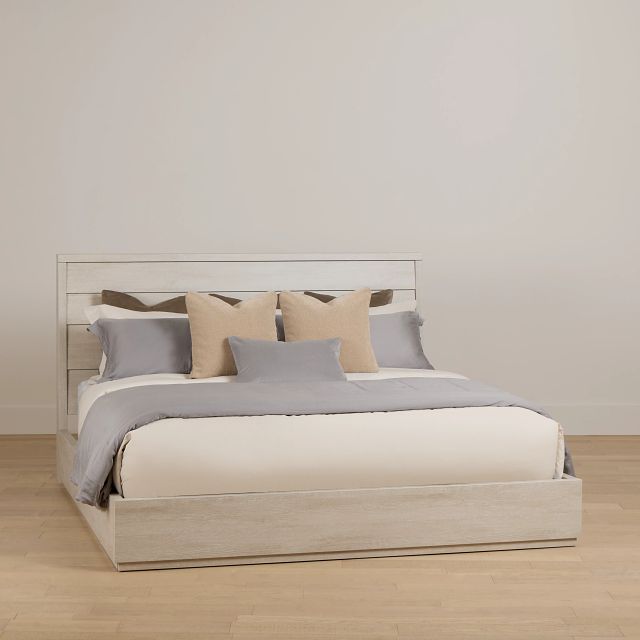 Capraia Light Tone Panel Bed
