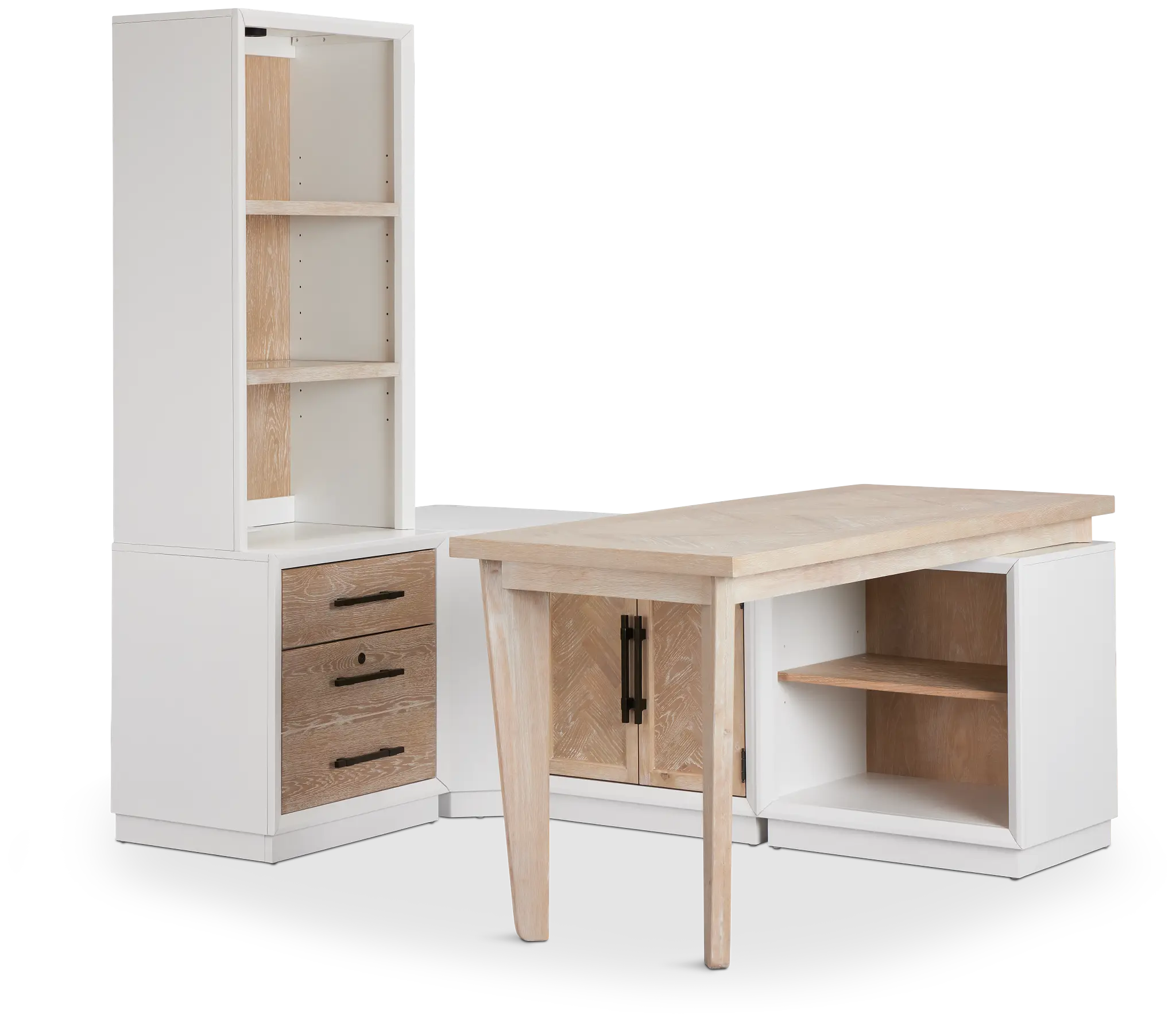 Boca Grande Light Tone Small L Wall Desk Boca Grande Light Tone Small L Wall Desk