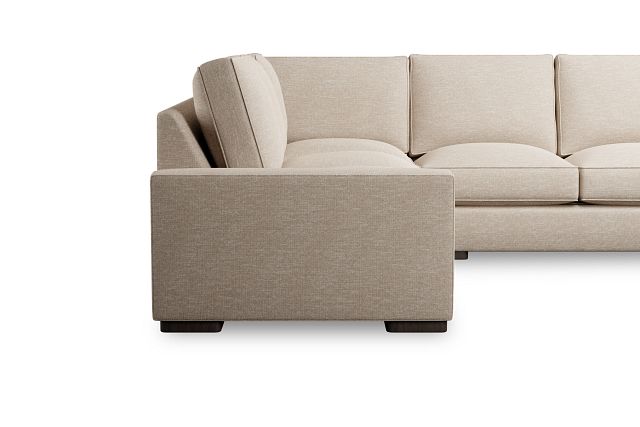 Edgewater Victory Taupe Small Two-arm Sectional