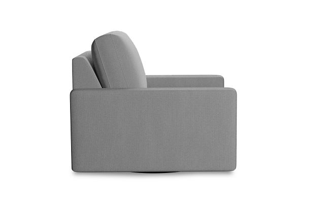 Edgewater Delray Light Gray Swivel Chair