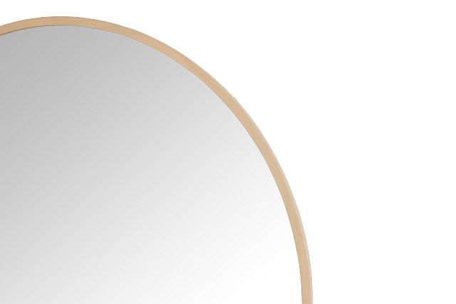 Cecily Metal Round Mirror
