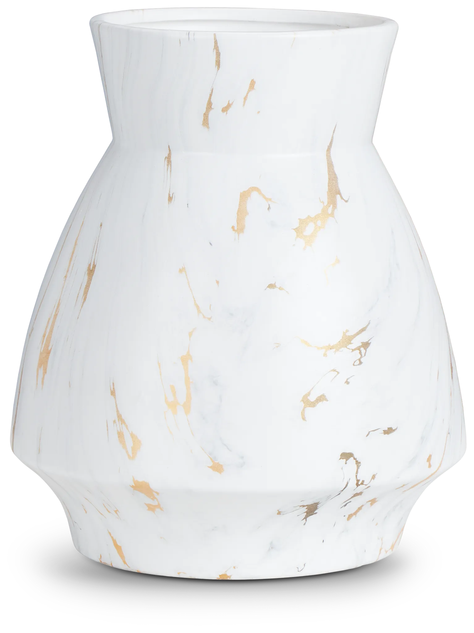 Abrama White Medium Vase