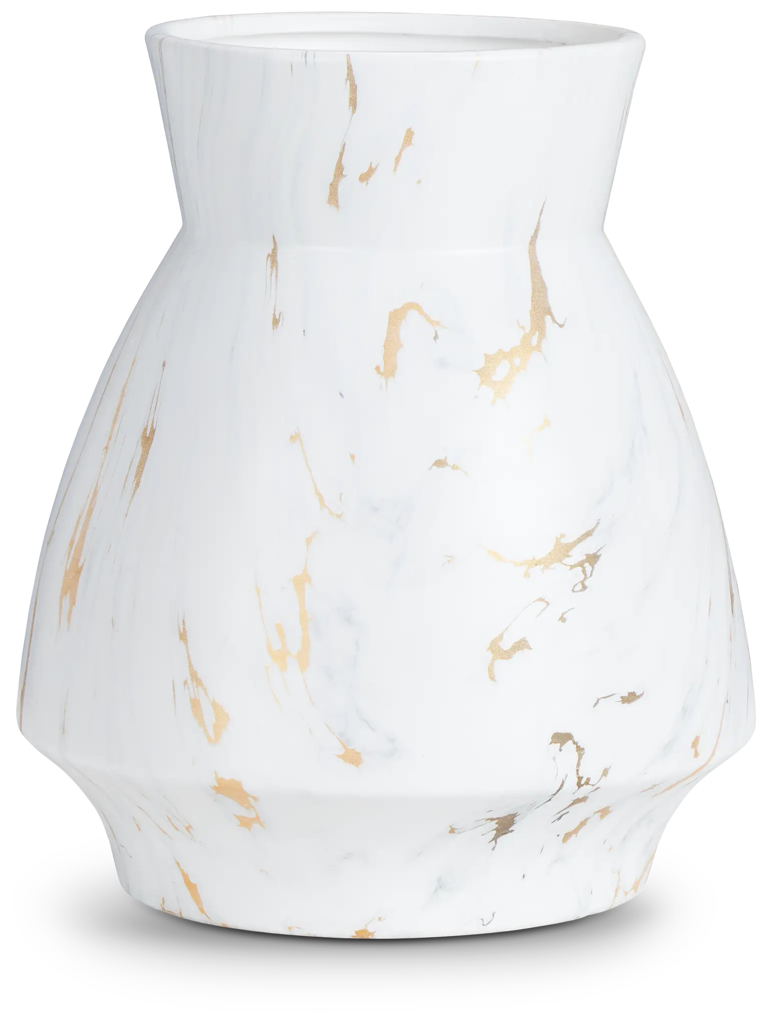 Abrama White Medium Vase Abrama White Medium Vase