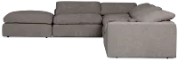 Drift Dark Gray Fabric Large Left Bumper Power Reclining Sectional