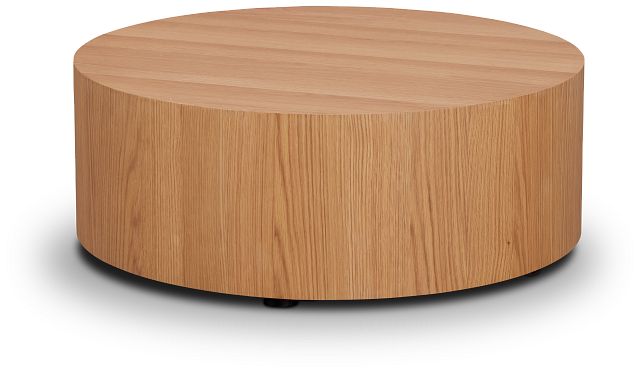 Lexie Light Tone Round Coffee Table