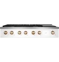 Cafe 486 Series White 48" Gas Cook Top
