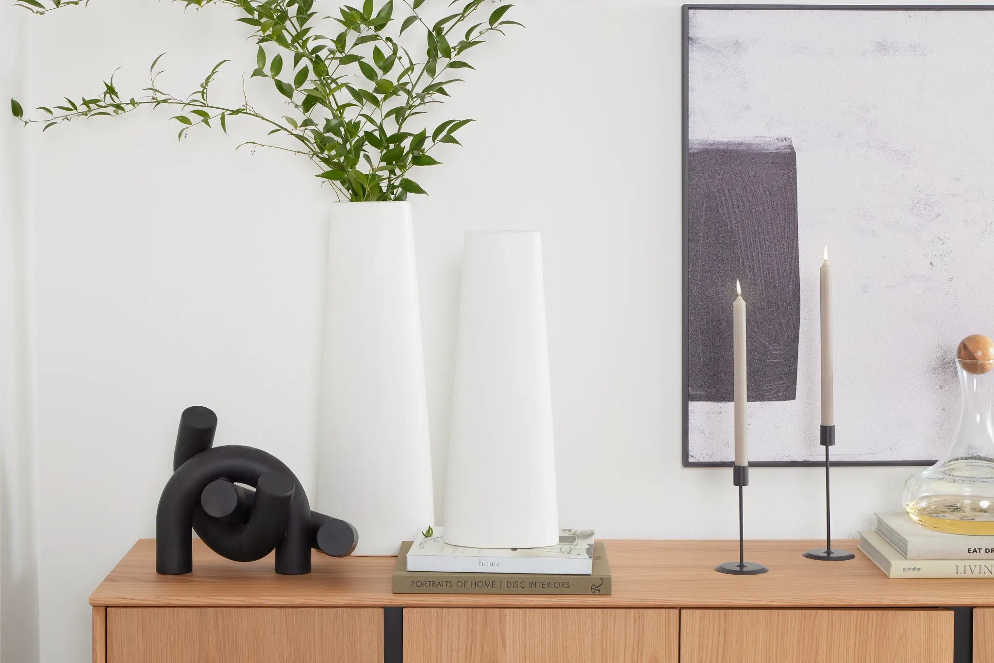 Jesse White Medium Vase