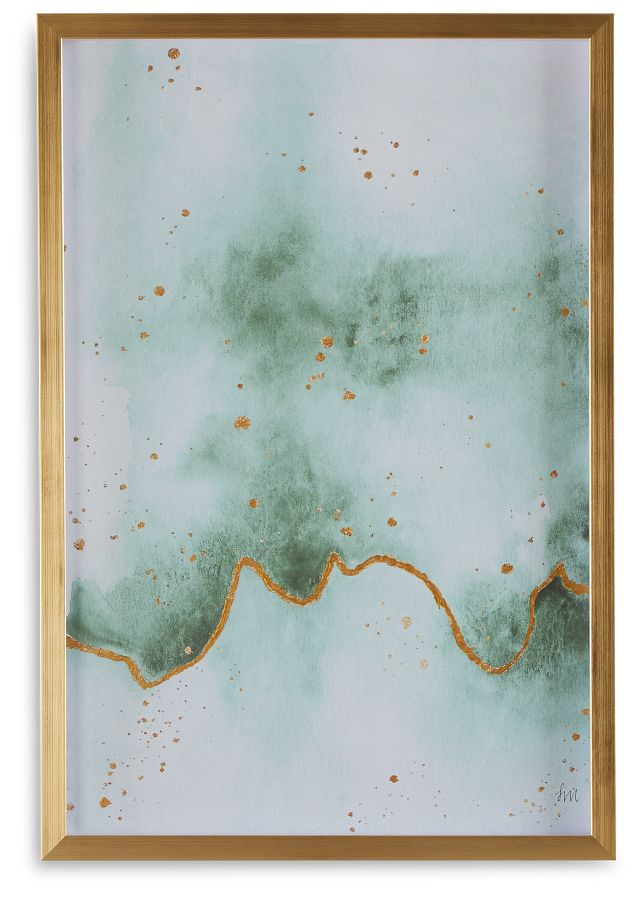 Tesni Green Framed Wall Art