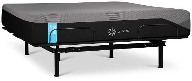 Zinus Endura 2.0 Cush Firm Slat Adjustable Mattress Set