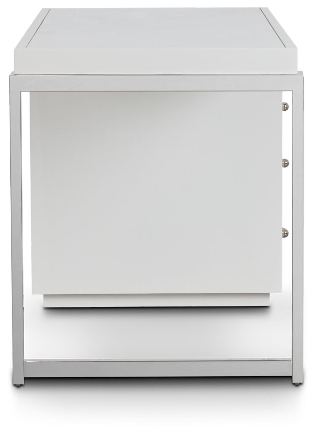 Whitley White Marble Writing Desk