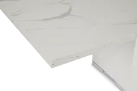 Modena White Rectangular Table